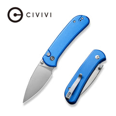 CIVIVI Qubit Button Lock & Thumb Stud Knife Aluminum Handle