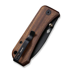 WEKNIFE Banter Thumb Stud Knife Wood Handle